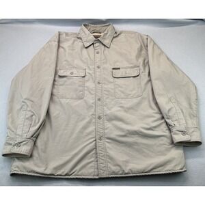 Vintage Cold Storage Foul Weather Gear Mens XL Quilted Lined Outdoorsman Jacket